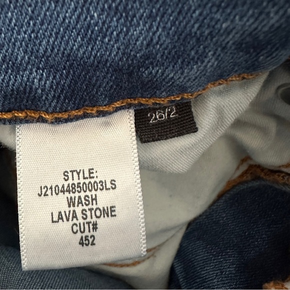 VERONICA BEARD Carly High-rise Jeans Bleach Splatter in Lava Stone Denim 26 / 2 - Picture 11 of 12